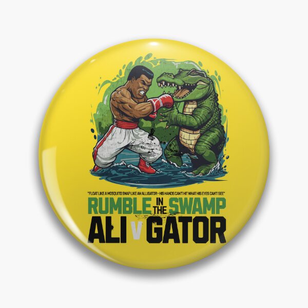 Item preview, Rumble in the Swamp: Ali vs Gator Showdown designed and sold by Sir Meow Meow.