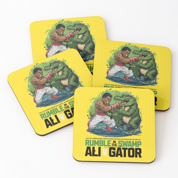 Item preview, Rumble in the Swamp: Ali vs Gator Showdown designed and sold by Sir Meow Meow.