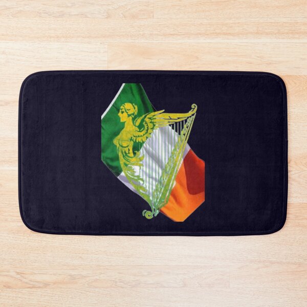 Artikelvorschau, Irische Harfe und Flagge Irland entworfen und verkauft von swiftbinaries.