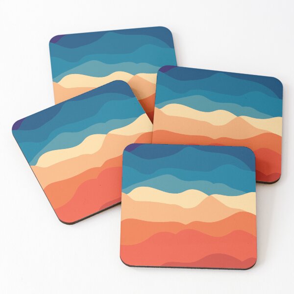 Artikelvorschau, Wellen im Retro-Stil entworfen und verkauft von Cuddleblossom.