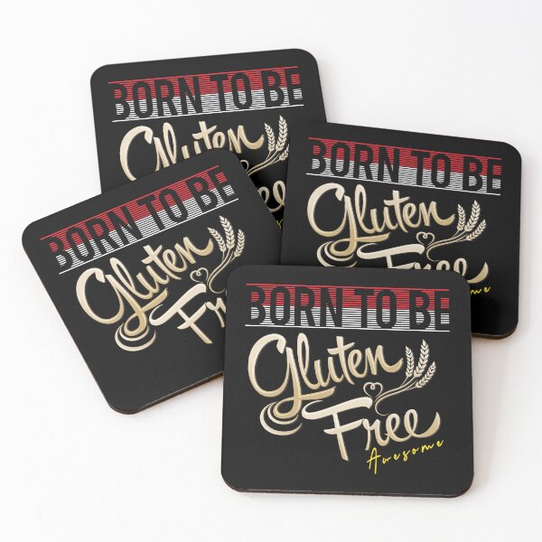 Item preview, Born to be "Gluten-free" awesome Tee design designed and sold by MyGluteesFree77.