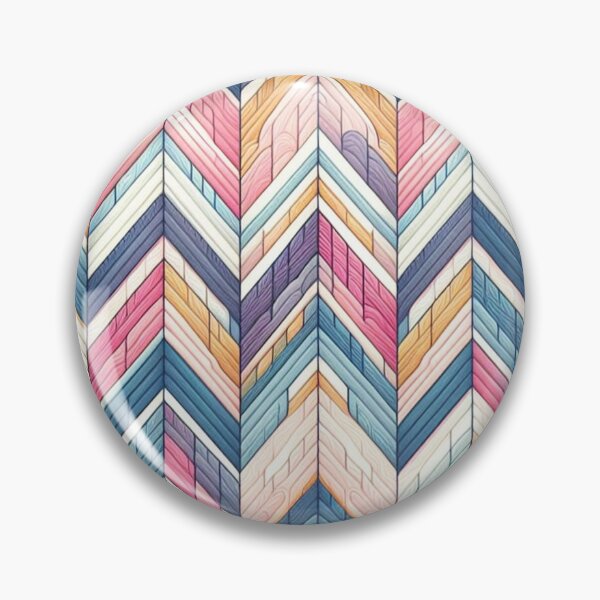 Item preview,  Herringbone Pattern - Mint Blue , Pink and White Pattern ; Pattern,  Chevron designed and sold by PatternInArt.