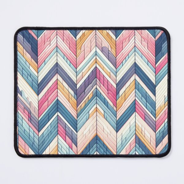 Item preview, Herringbone Pattern - Mint Blue , Pink and White Pattern ; Pattern, Chevron designed and sold by PatternInArt.