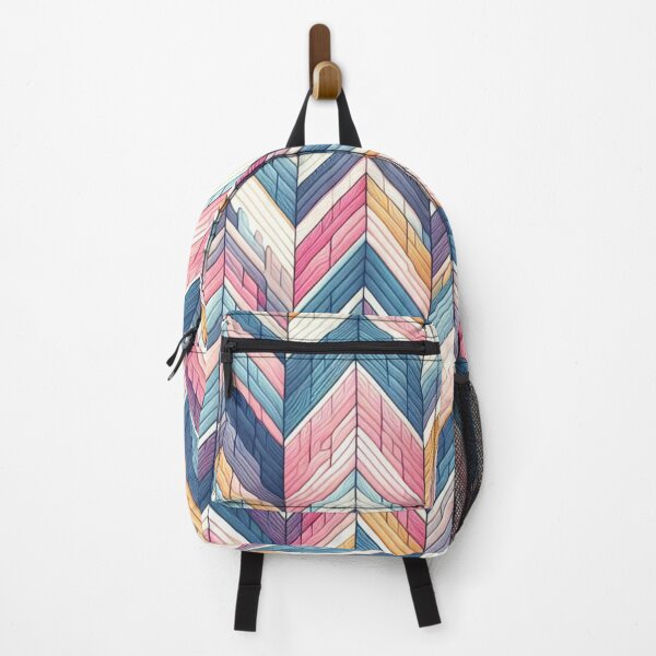 Item preview, Herringbone Pattern - Mint Blue , Pink and White Pattern ; Pattern, Chevron designed and sold by PatternInArt.