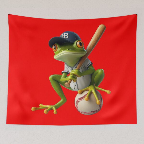 Item preview, Baseball Funky Frogs designed and sold by joyfulcow.