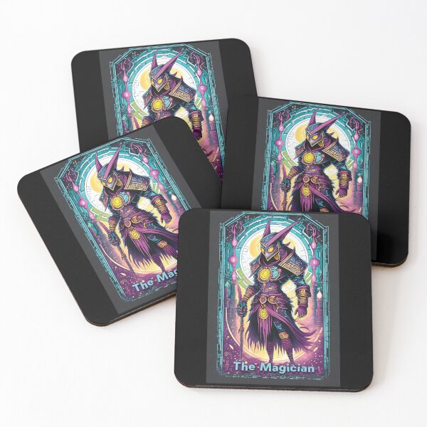 Item preview, The Magician - neon style painting tarot card designed and sold by nvrprooo.