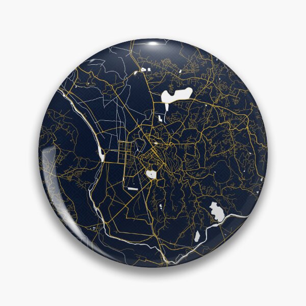 Item preview, Antananarivo City Map of Madagascar - Gold Art Deco designed and sold by deMAP.
