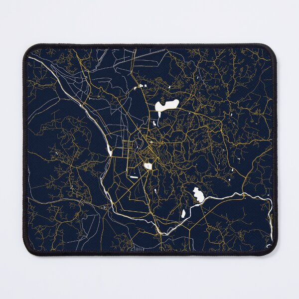Item preview, Antananarivo City Map of Madagascar - Gold Art Deco designed and sold by deMAP.