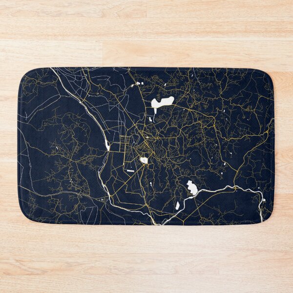 Item preview, Antananarivo City Map of Madagascar - Gold Art Deco designed and sold by deMAP.