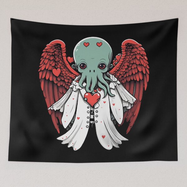 Item preview, Cthulhu Valentine's Day Cupid designed and sold by WolfMerrik.