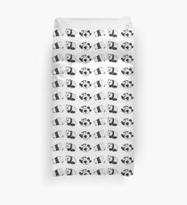 Tumbling Panda Bears (SET) Duvet Cover