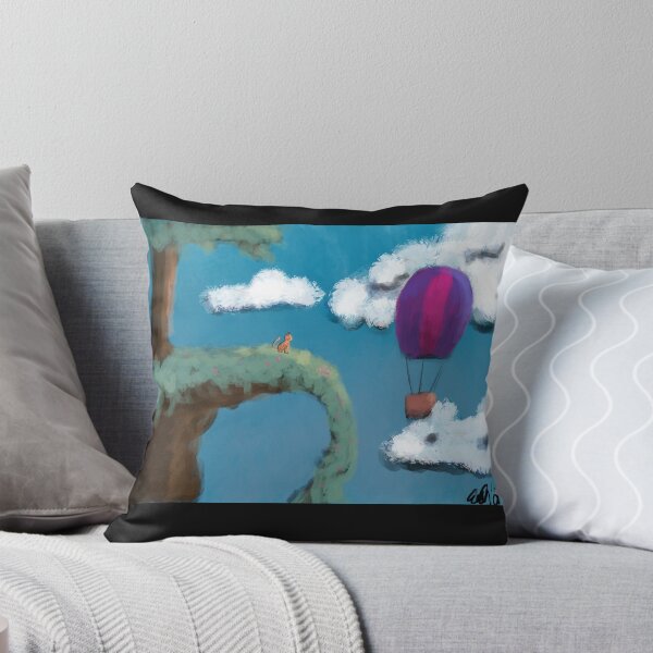 Item preview, The Cat and Hotair Balloon designed and sold by Inkyprinters.