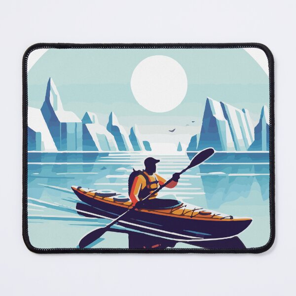 Item preview, Arctic kayak paddler designed and sold by Kajakfoto.