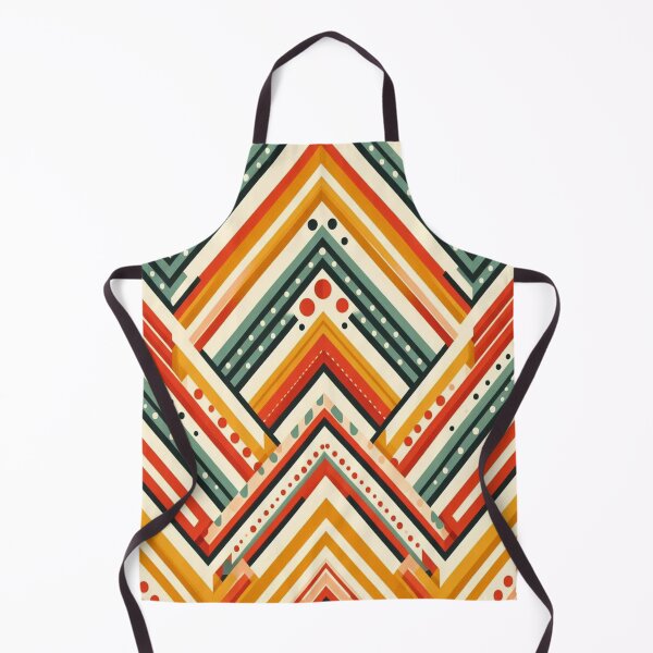 Item preview, Herringbone Pattern - Red Yellow Green Polka Dots Pattern ; Pattern, Chevron designed and sold by PatternInArt.