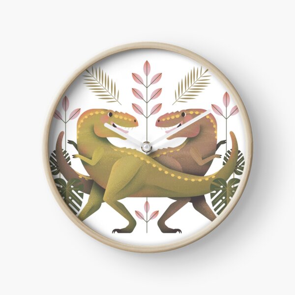 Dancing Dinosaurs Clock