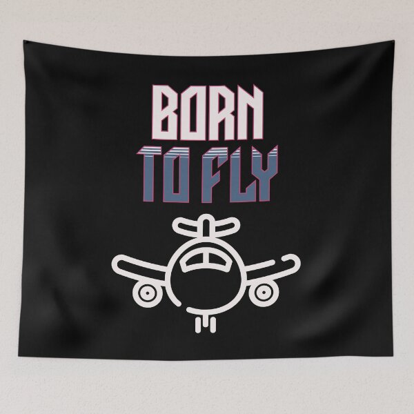 Item preview, Born To Fly Aviation Pilot Flying Airplane Aircraft Gift designed and sold by All Year Round.