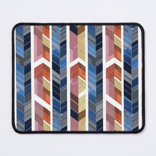 Item preview, Herringbone Pattern - Blue ,Pink Horizontal Pattern ; Pattern, Chevron designed and sold by PatternInArt.
