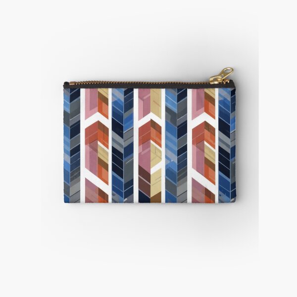 Item preview,  Herringbone Pattern - Blue ,Pink Horizontal Pattern ; Pattern, Chevron designed and sold by PatternInArt.
