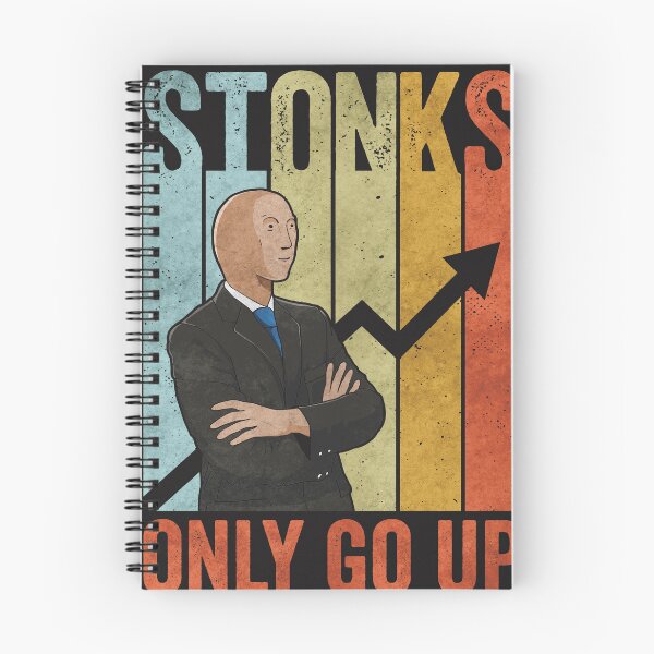 Item preview, Stonks only go up - funny stock market design designed and sold by MPAlex.