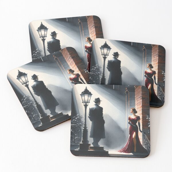 Item preview, Noir Watercolor Luxurious woman in black gloves designed and sold by RESToRAPTOR.