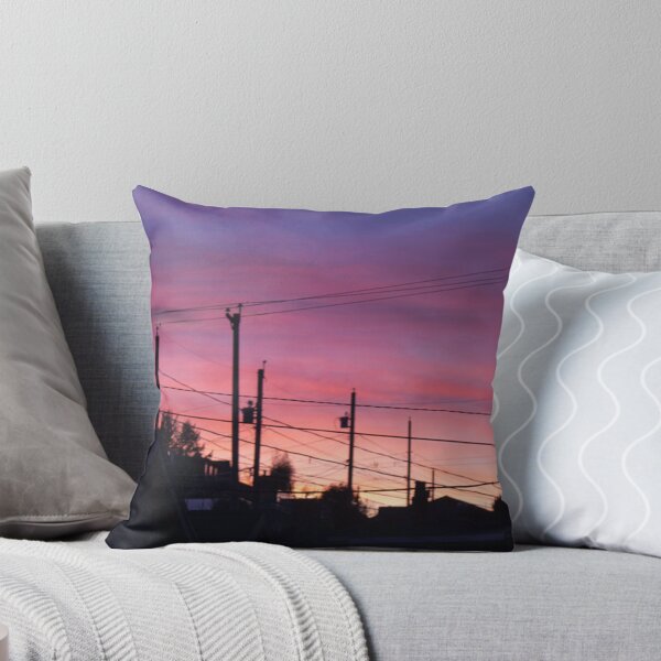 Item preview, Magenta sunset across backyards designed and sold by Rod Raglin.