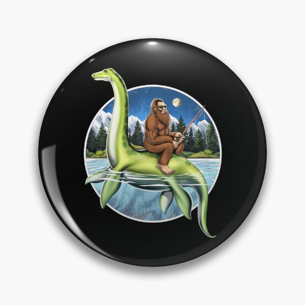 Item preview, Bigfoot Loch Ness Fishing designed and sold by underheaven.
