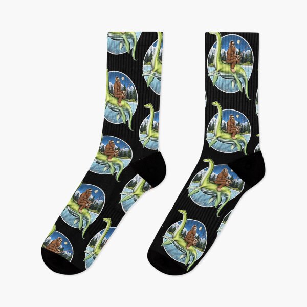 Item preview, Bigfoot Loch Ness Fishing designed and sold by underheaven.