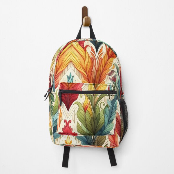 Item preview, Chevron - Colourful Leaf Pattern ; Pattern Herringbone designed and sold by PatternInArt.