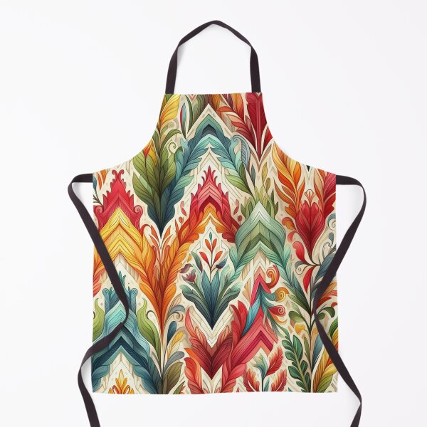 Item preview, Chevron - Colourful Leaf Pattern ; Pattern  Herringbone designed and sold by PatternInArt.