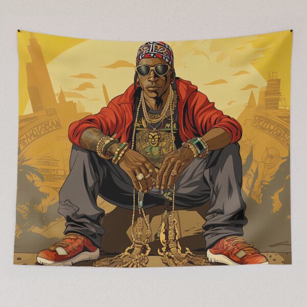 Item preview, Legba | Hip Hop style designed and sold by ComicsFactory.
