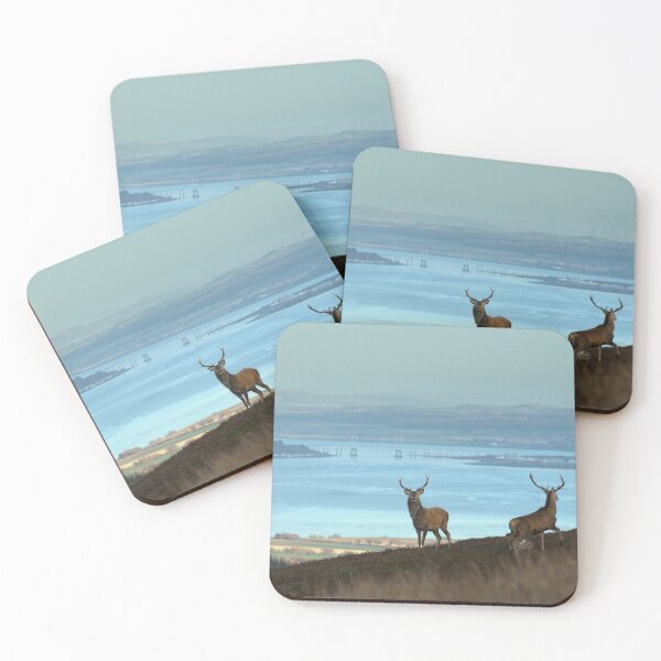 Item preview, Stags Above the Beauly Firth designed and sold by Macrae images.