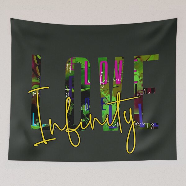 Item preview, Love Infinity -Valentine Day Gifts - Abstract Art background designed and sold by ShreecreatE.