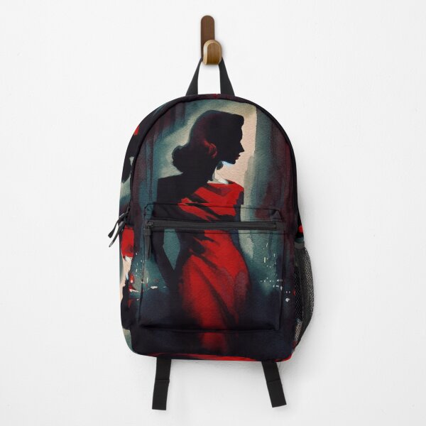 Item preview, Vintage Noir Watercolor Mysterious Female Profile designed and sold by RESToRAPTOR.