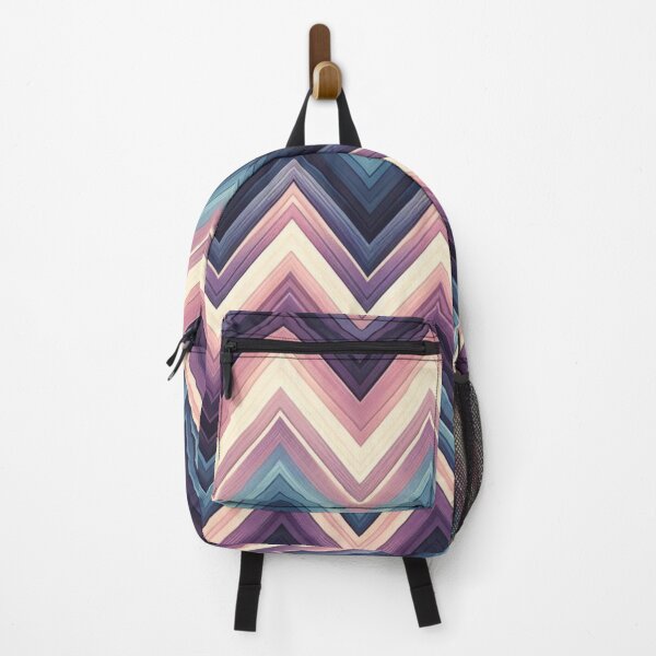 Item preview, Chevron - Blue Pink White Neon pattern ; Pattern Herringbone designed and sold by PatternInArt.
