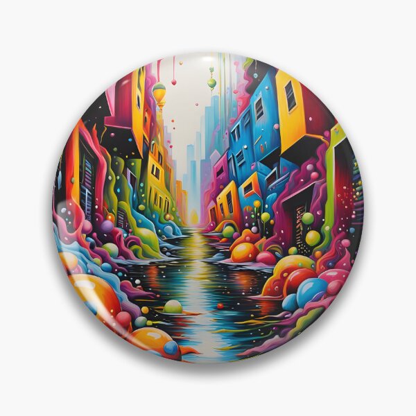 Item preview, Colors Invade  the city designed and sold by Visions-ai.