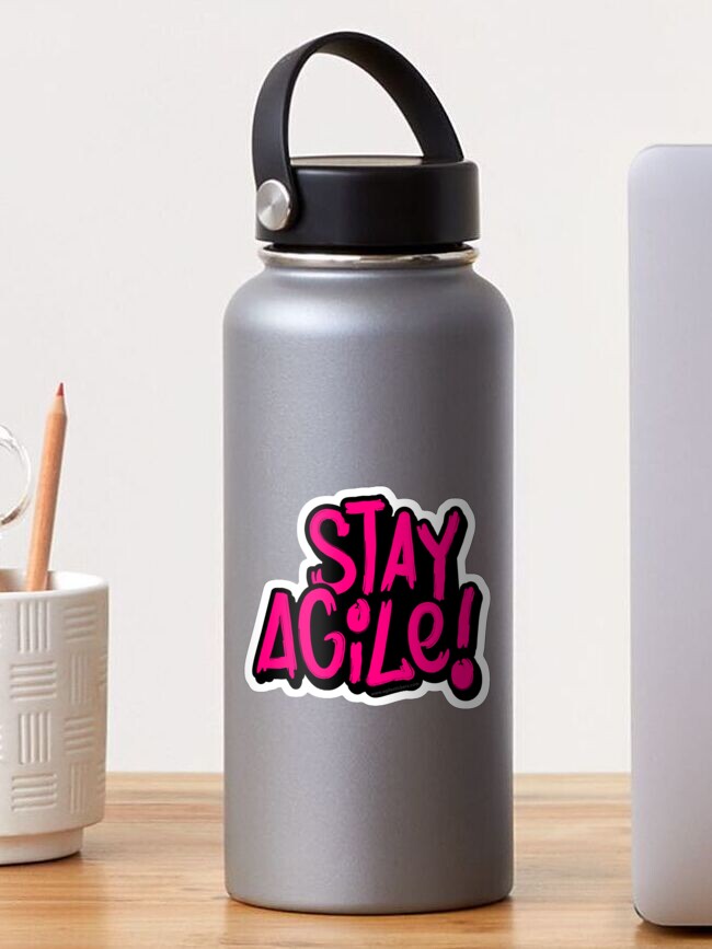 Thumbnail 1 of 3, Sticker, Stay Agile! designed and sold by agilestickers.