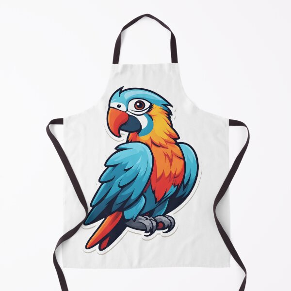Item preview, Colourful parrot bird art designed and sold by Metaverse8.