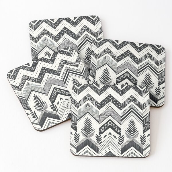 Item preview, Chevron - Black and White Pattern ; Pattern  Herringbone designed and sold by PatternInArt.