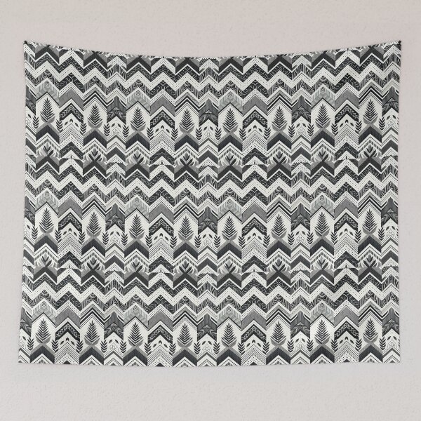 Item preview, Chevron - Black and White Pattern ; Pattern  Herringbone designed and sold by PatternInArt.