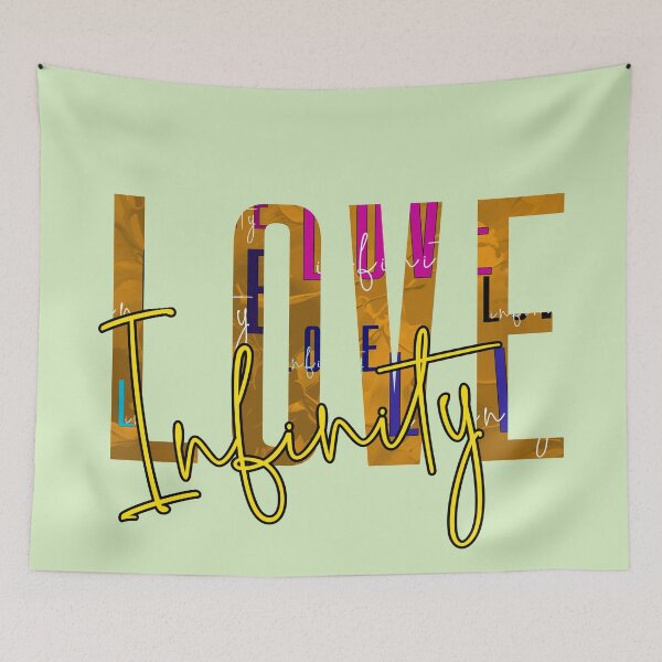 Item preview, Love Infinity -Valentine Day Gifts - Abstract Art background designed and sold by ShreecreatE.