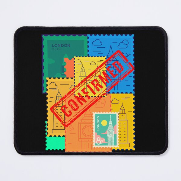 Item preview, London Stamp Collage designed and sold by DESIGNbyDIEGO.