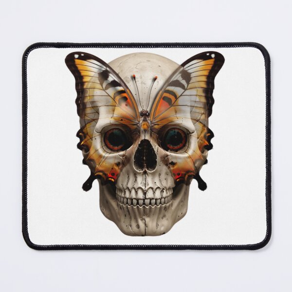Item preview, Skull & Butterfly Fusion designed and sold by NickTaroDesign.
