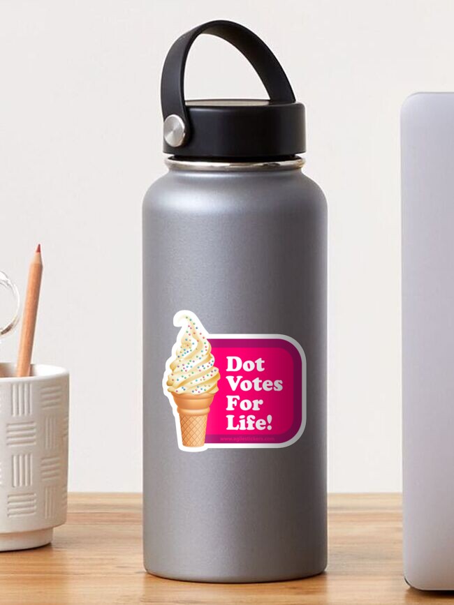 Thumbnail 1 of 3, Sticker, Dot votes for life! designed and sold by agilestickers.
