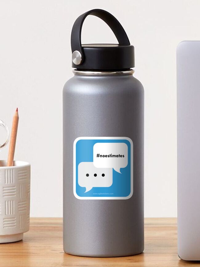 Thumbnail 1 of 3, Sticker, #noestimates ummmm? designed and sold by agilestickers.