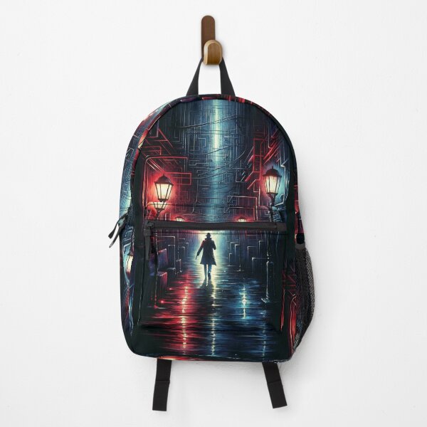 Item preview, Noir Watercolor Detective in Mysterious Labyrinth designed and sold by RESToRAPTOR.