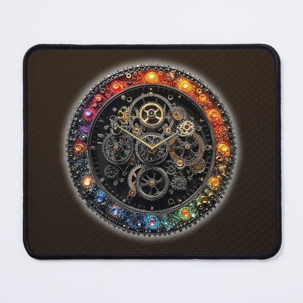 Item preview, Carbon Clock - Timepiece Gearwork designed and sold by Quark-Up-Fiber.