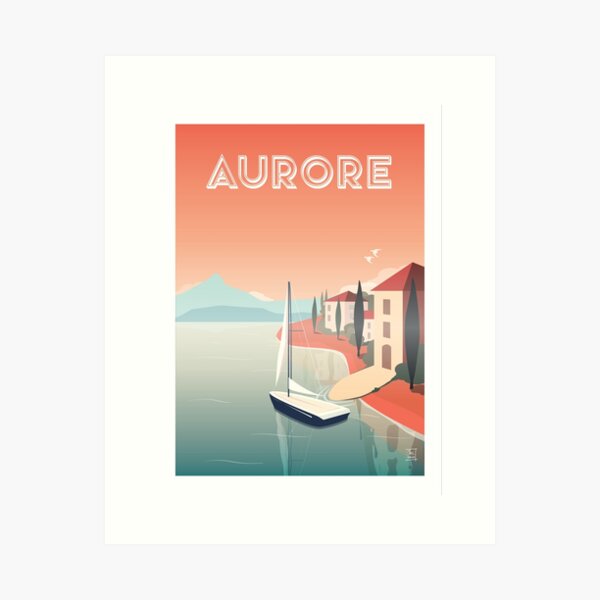 Aperçu de l'œuvre Aurore - Un voyage méditerranéen créée et vendue par SpaceCanArt.