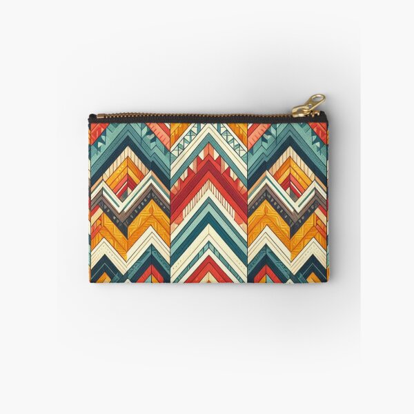 Item preview, Chevron - Blue Red Yellow Pattern ; Pattern  Herringbone designed and sold by PatternInArt.