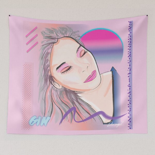 Item preview, Gin Pastel Girl Album Art designed and sold by di-age7.