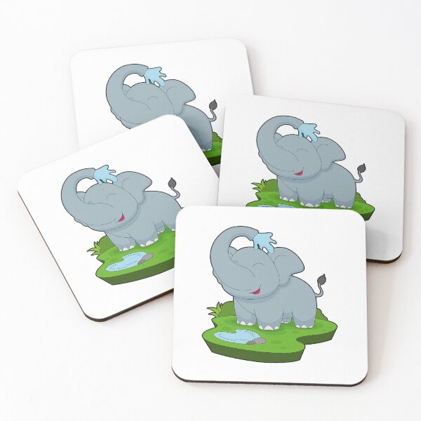 Item preview, Elephant Bathe Water designed and sold by Snabdesign84.